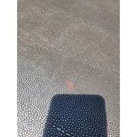 Faux Shagreen & Brass Coffee Table by RH - AS IS
