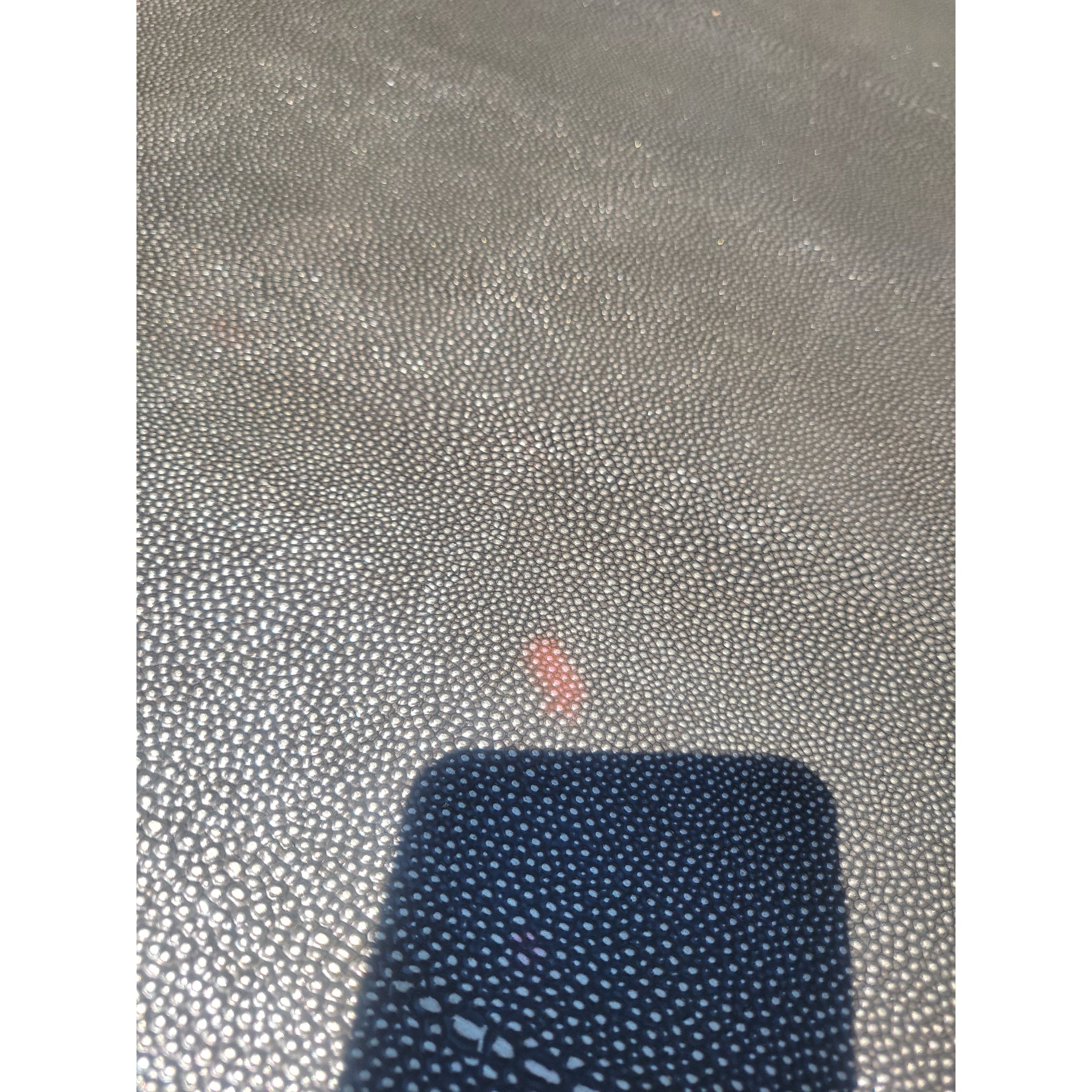 Faux Shagreen & Brass Coffee Table by RH - AS IS - colletteconsignment.com