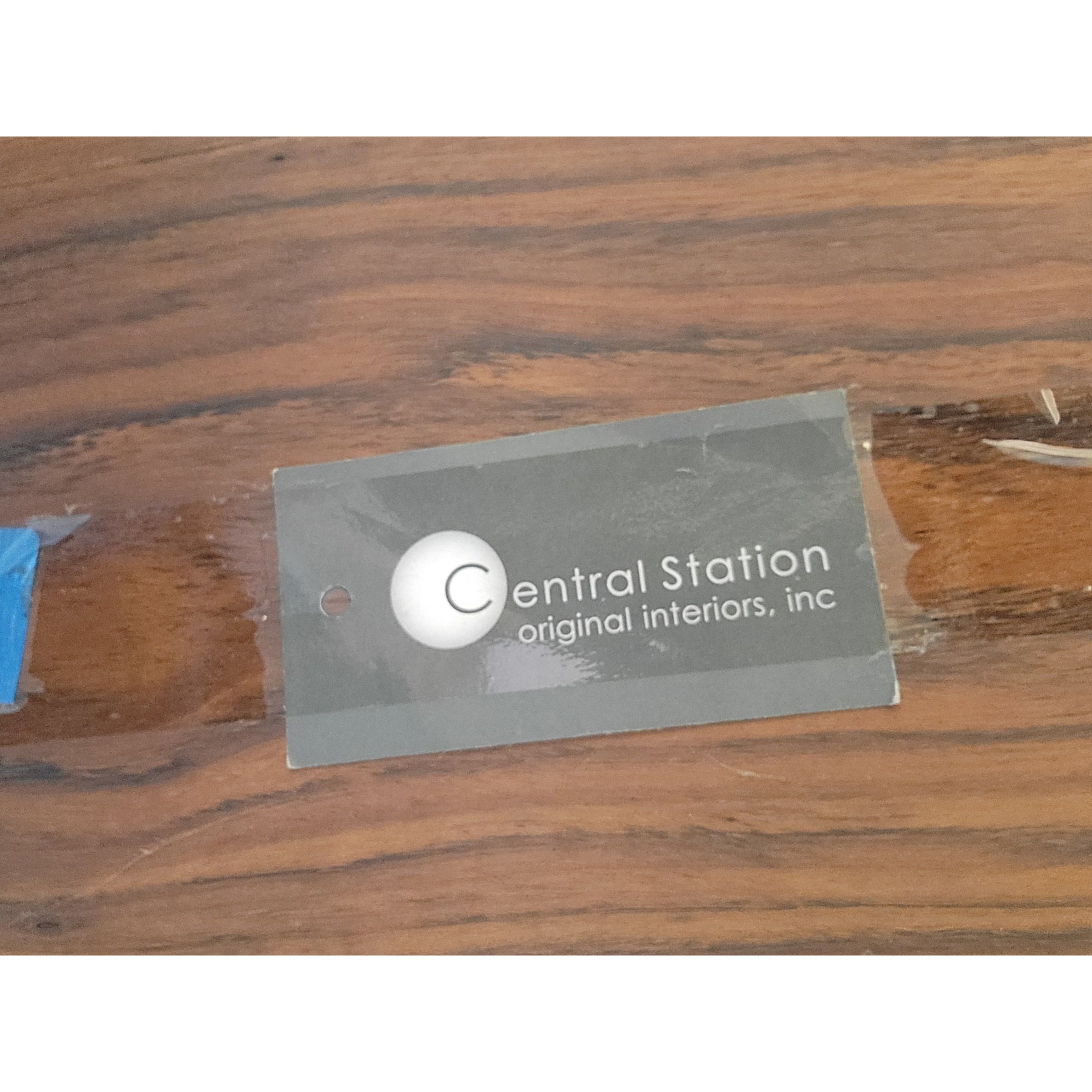 Live Edge Walnut & Metal Console Table by Central Station (AS IS)