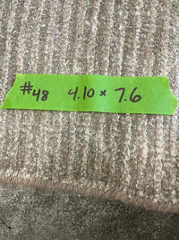 4.10' x 7.6' Tan Medallion Rug #48