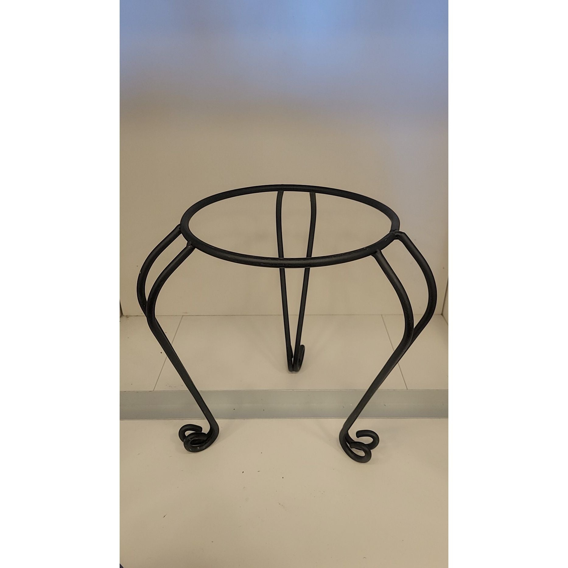 Short Iron Tripod Vase / Planter Stand