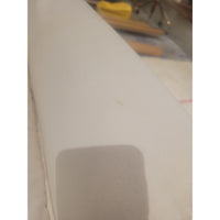 White Slipcover Roll Arm Chair (AS IS)