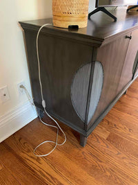 Gray Fluted Dumont Credenza by Noir