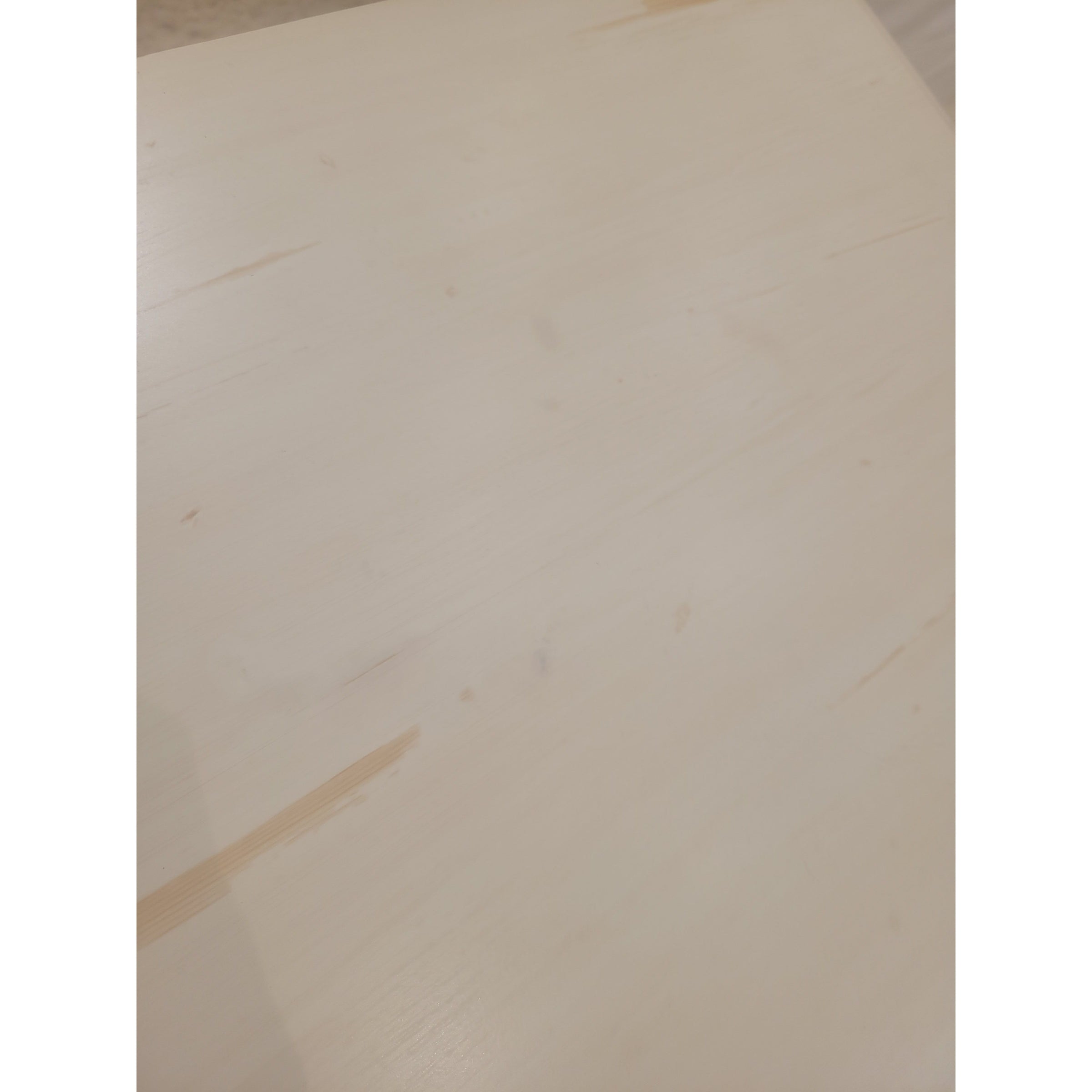 PAIR of White Wash Wood 2-Drawer Night Stands w/ Ceramic Knobs (AS IS)