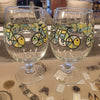 Set of 4 Belgium Brewing Bicycle Glasses