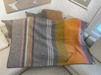 Gray Norwegian Wool Throw by Roros Tweed