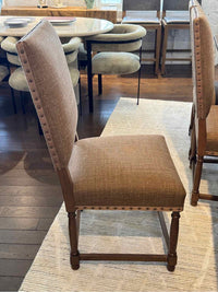Set of 8 Model #2881 Rembrandt Dining Chairs by Artistic Frame in Pierre Frey Fa