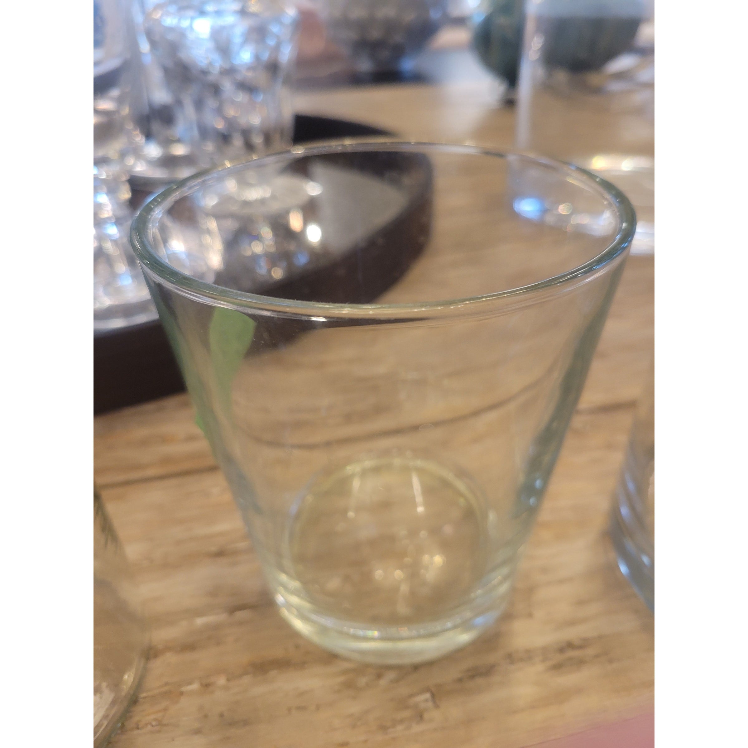 Glass Candle Holder - colletteconsignment.com