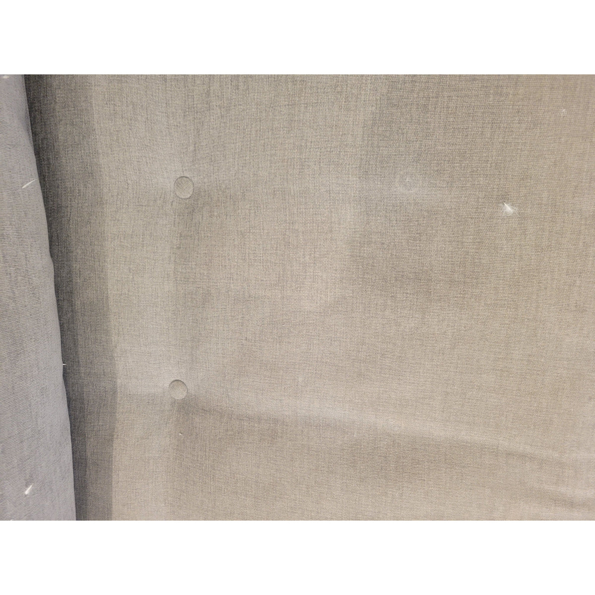 Central Park Gray Upholstered Sofa on Wood Base by Duralee - AS IS