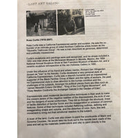 Watercolor Nude Study by Ross Curtis in Gray Frame