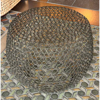 Brass Chain Link Side Table