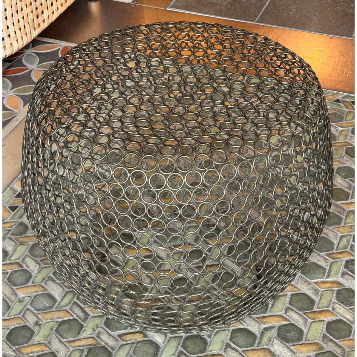 Brass Chain Link Side Table