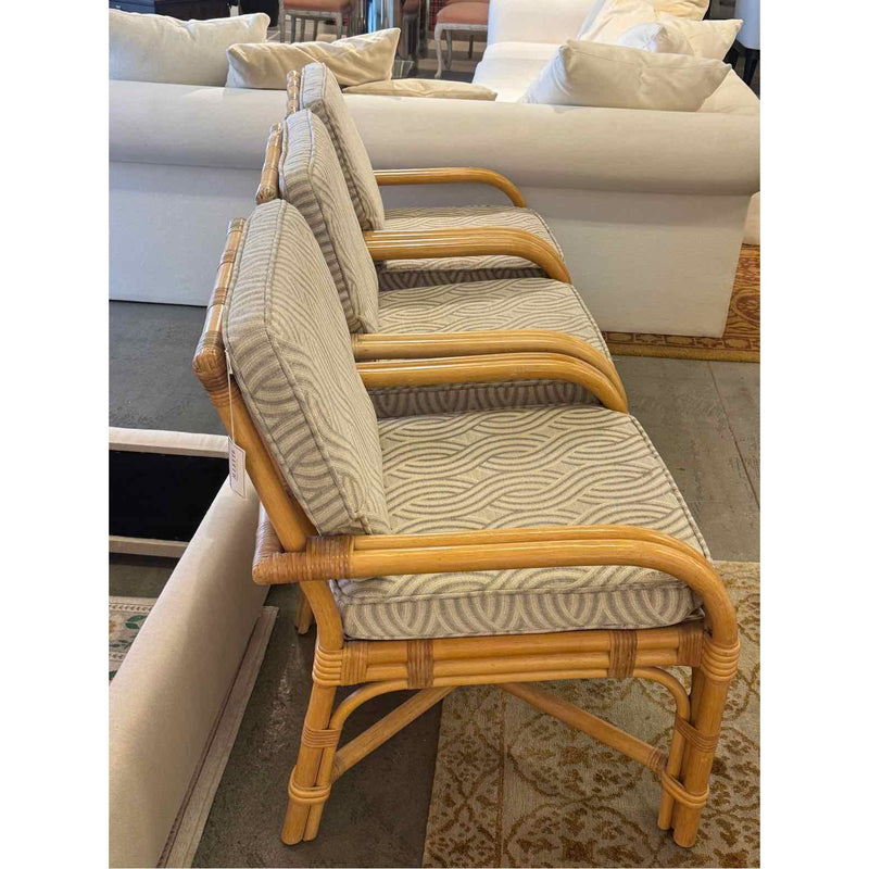 Bielecky Brothers Rattan Club Chairs