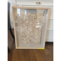 'Zev' Paper Wall Art in Frame by Surya - colletteconsignment.com