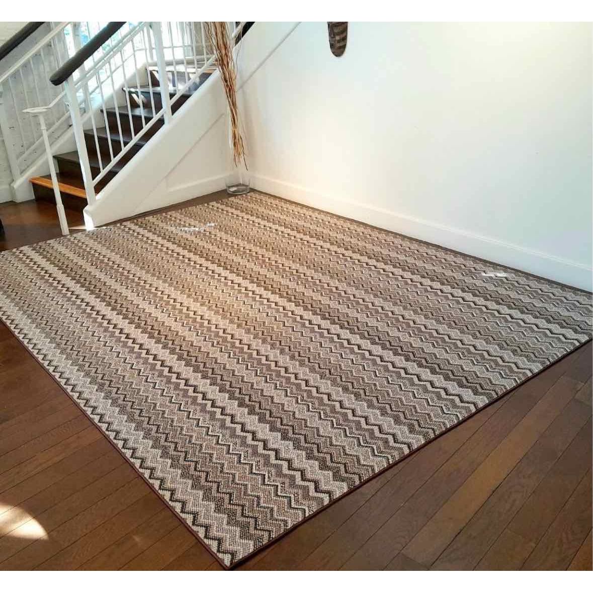 11-ft Missoni Forlini Stone Zigzag Rug