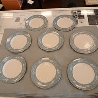 SET of 8 Salad Plates by Royal Doulton "Reflection"