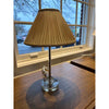 Pair of Small Vintage Glass Table Lamps