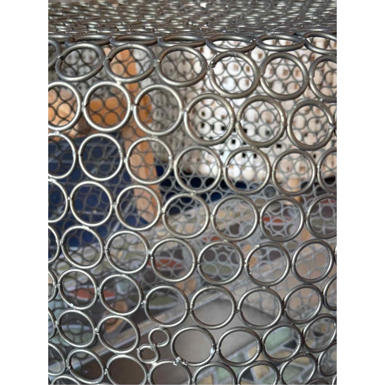 Brass Chain Link Side Table
