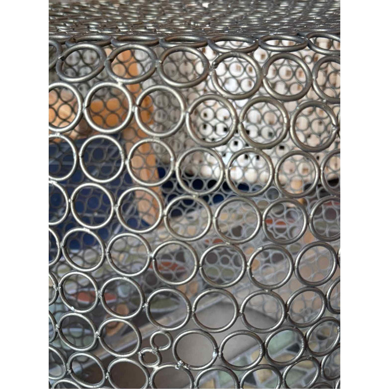 Brass Chain Link Side Table