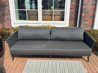 Cascade 3-Seater Sofa in Anthracite Gray