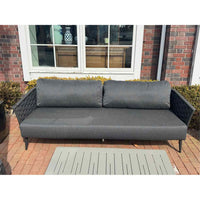 Cascade 3-Seater Sofa in Anthracite Gray (AS IS)