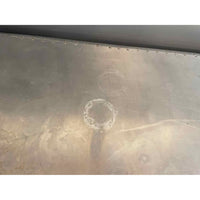 Aluminum Streamline 2-Drawer Aviator Desk (AS IS)