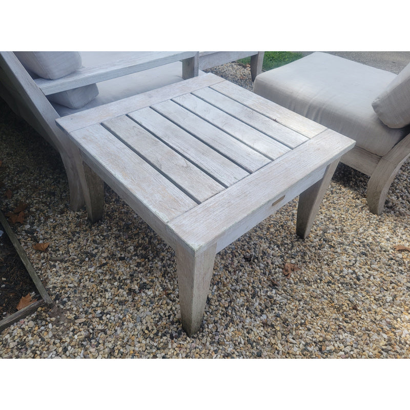 'Santa Barbara' Weathered Teak Square Table by RH
