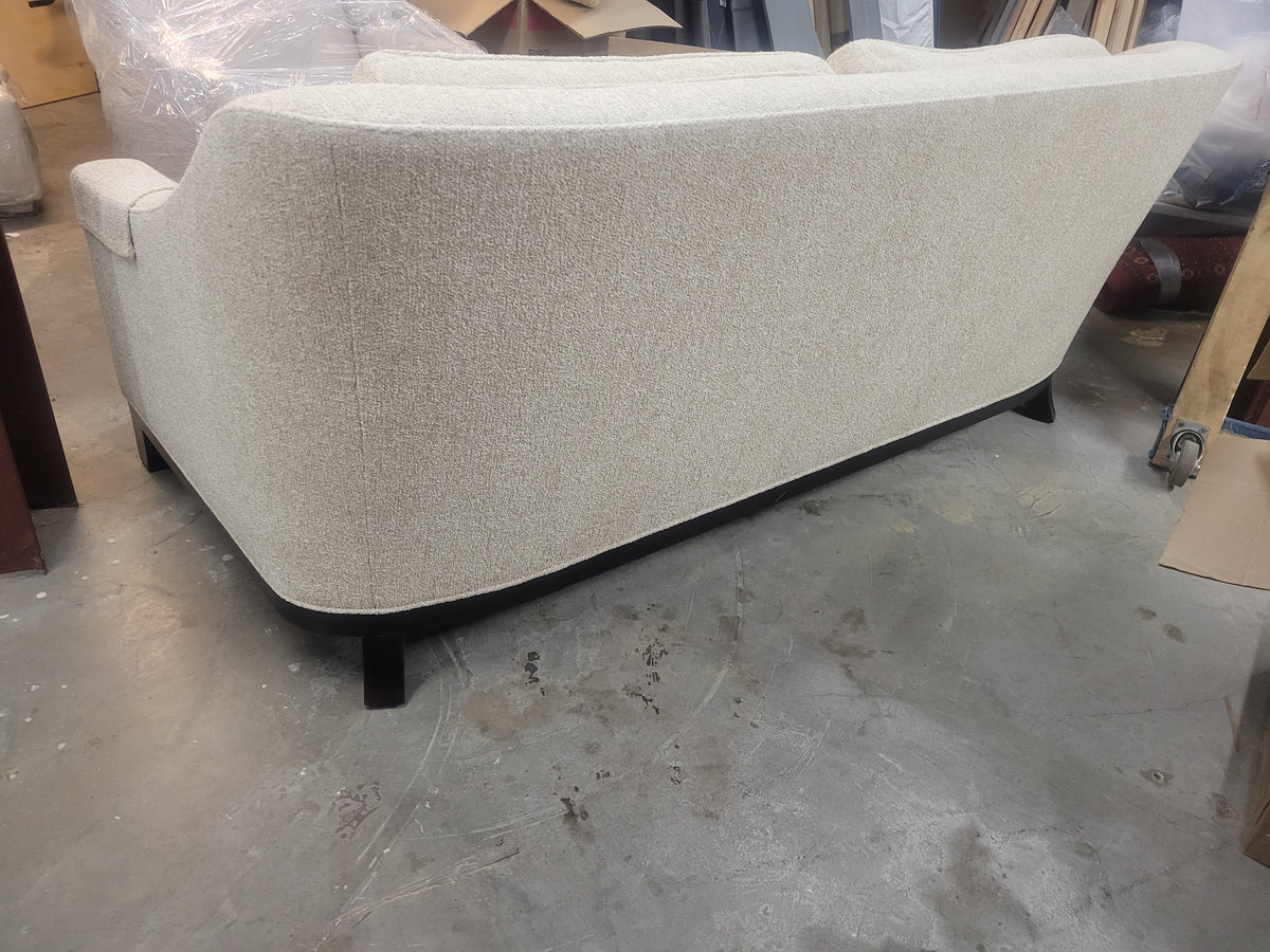 Neue Buttoned Loveseat w/ Carnegie Fabric by Baker