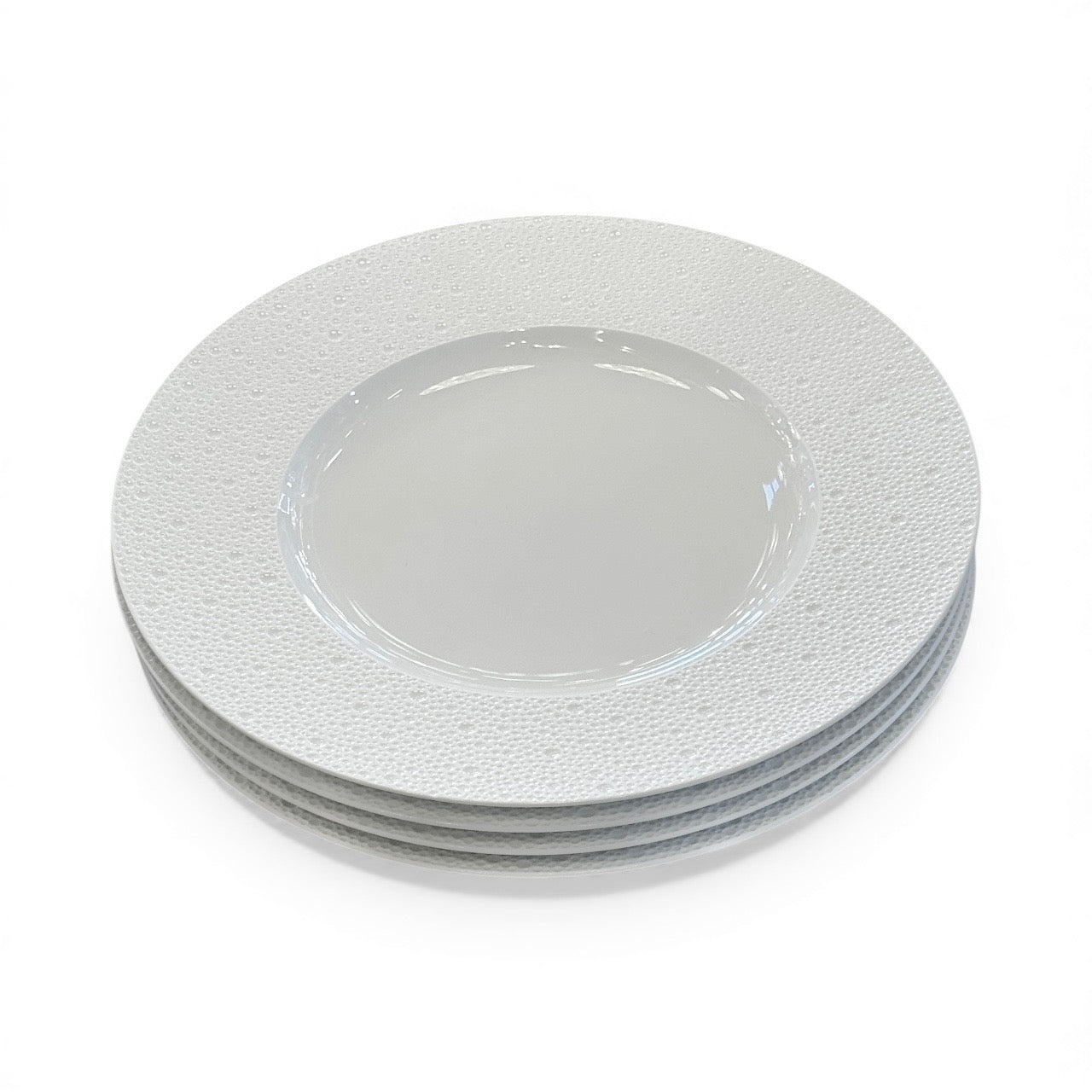 SET of 4 Porcelain Service Plates by Bernardaud