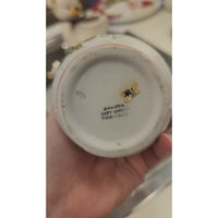 Raised Floral Porcelain Bud Vase