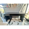 Black Plywood Desk w/ Drawer & Shelf
