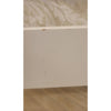 Twin-Sized White Wood Bed Frame