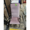 PAIR of Mid-Century Lilac Mohair & Wood Chairs by Malatesta & Mason - AS IS