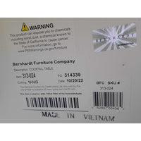 'Elia' White Resin Coffee Table by Bernhardt