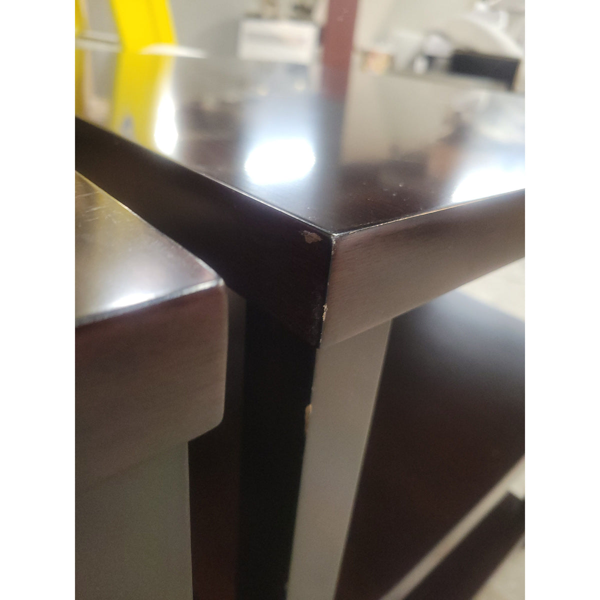 PAIR of 3-Tier Mahogany Side Tables by MG+BW
