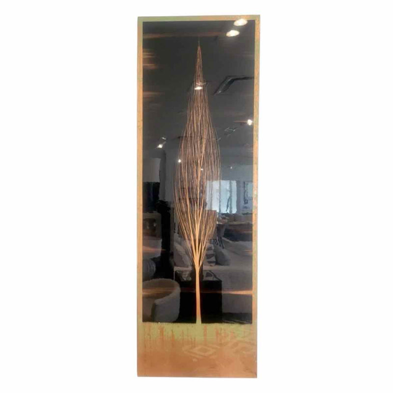 'Solitudes' 2007 L.E. Black Metallic Paper Print in Acrylic by Hamilton Aguiar - colletteconsignment.com