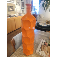 Orange Glazed Ceramic Vase