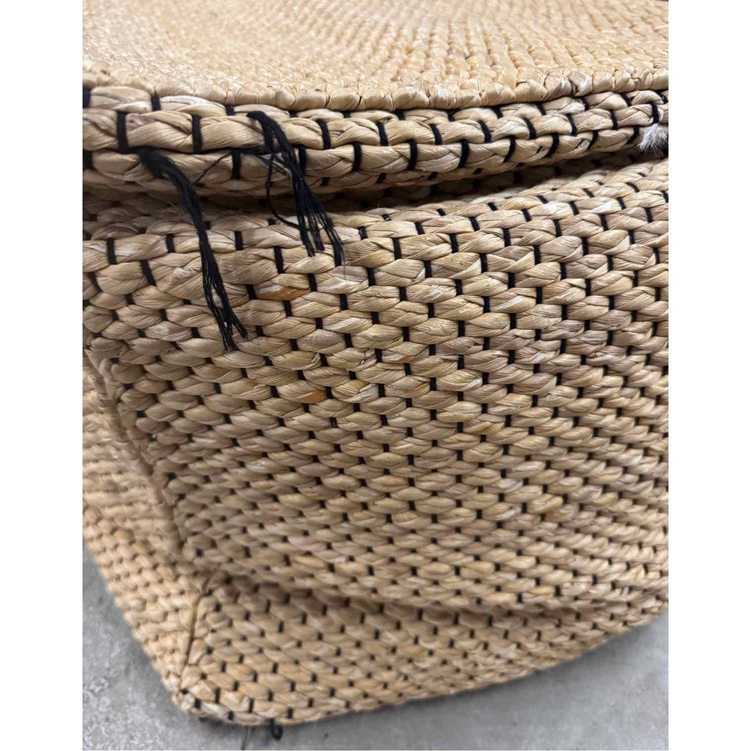 Sisal Cube Pouf - AS IS