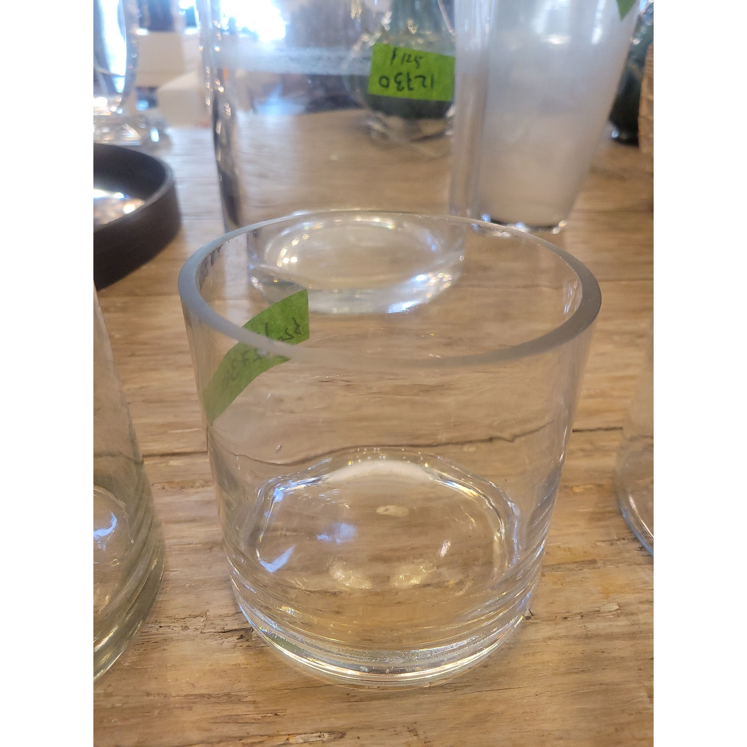 Glass Candle Holder (AS IS)