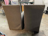 SET of 10 Ellison High-Back Track Arm Slipcover Dining Chairs by RH