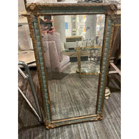 Antique 19th C. French Metal Framed Mirror