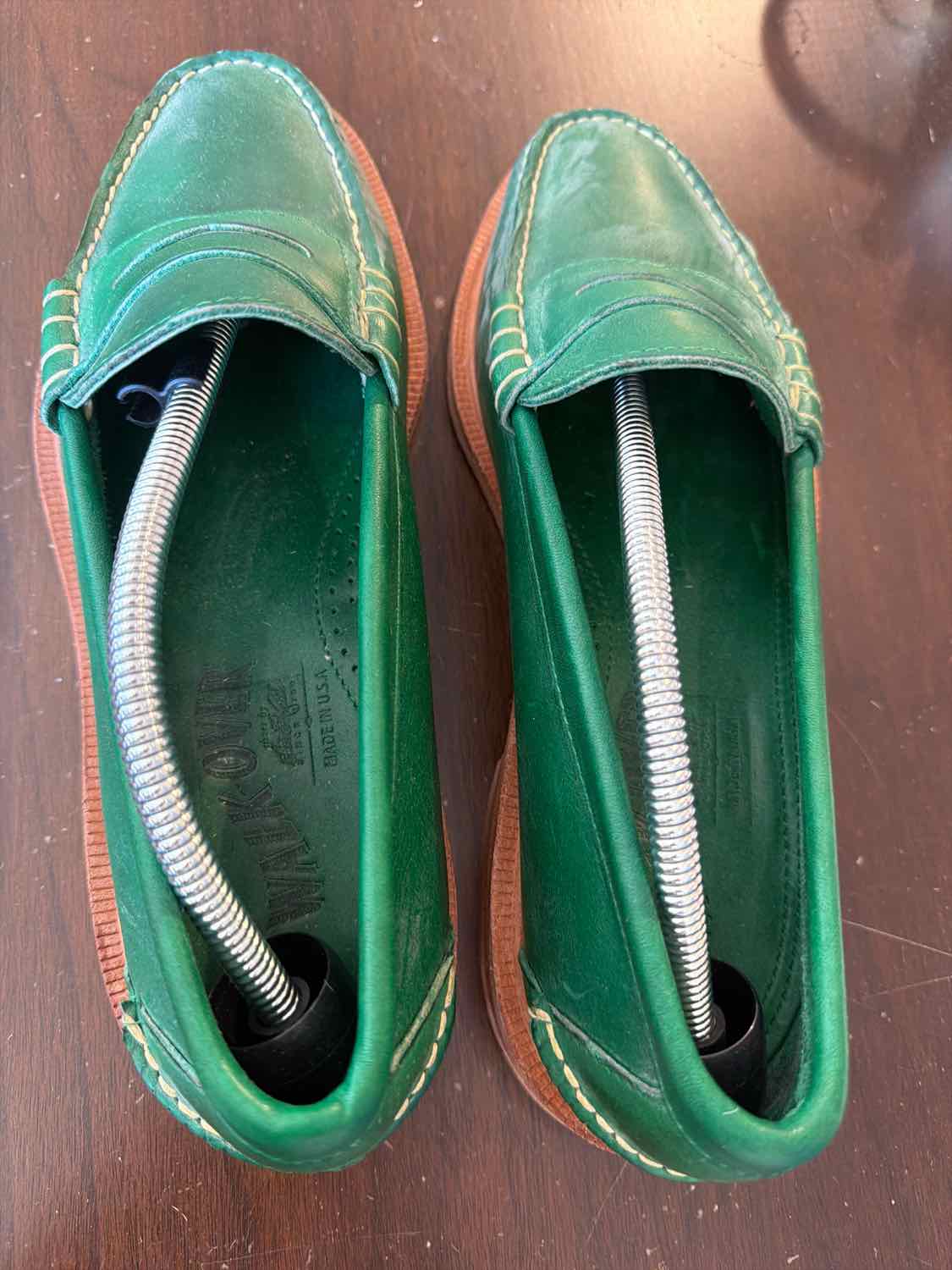 Shoe Size 9 Walk-Over Green Mens Shoes