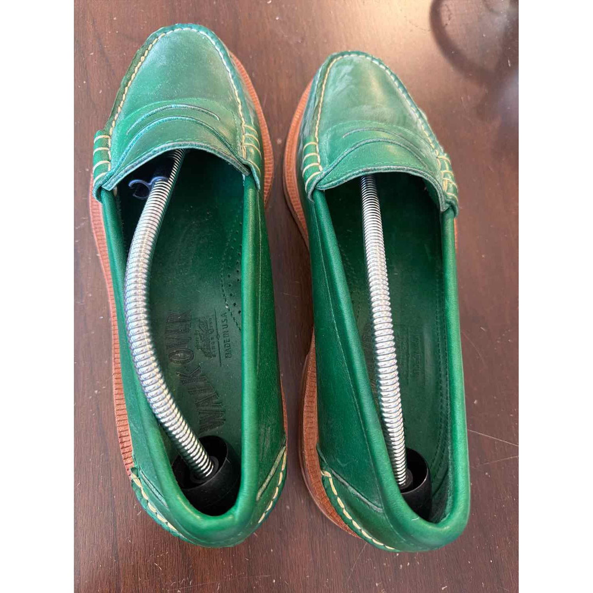 Shoe Size 9 Walk-Over Green Mens Shoes