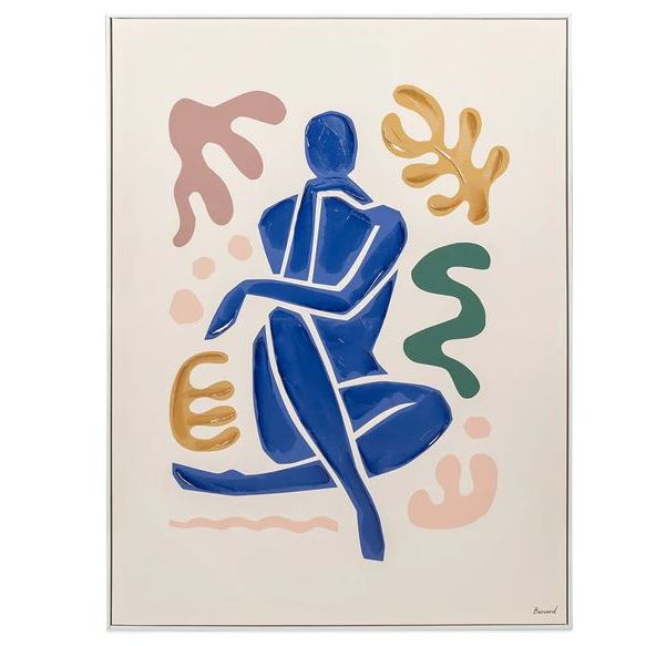 "Contemplation" Digital Modern Art Print on Canvas