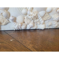 Custom 8-ft Arched Standing Mirror Lined w/ Bahamas Shells (AS IS)