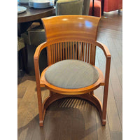 SET of 8 SET of 8 Model 606 Taliesin Barrel Armchairs by Frank Lloyd Wright for