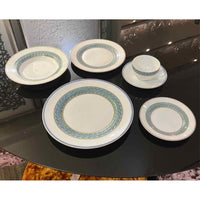 Christofle "Torsade Bleue" Set of 10 China