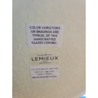 Tall White 'Muguet' Vase by Lemieux et Cie for GB