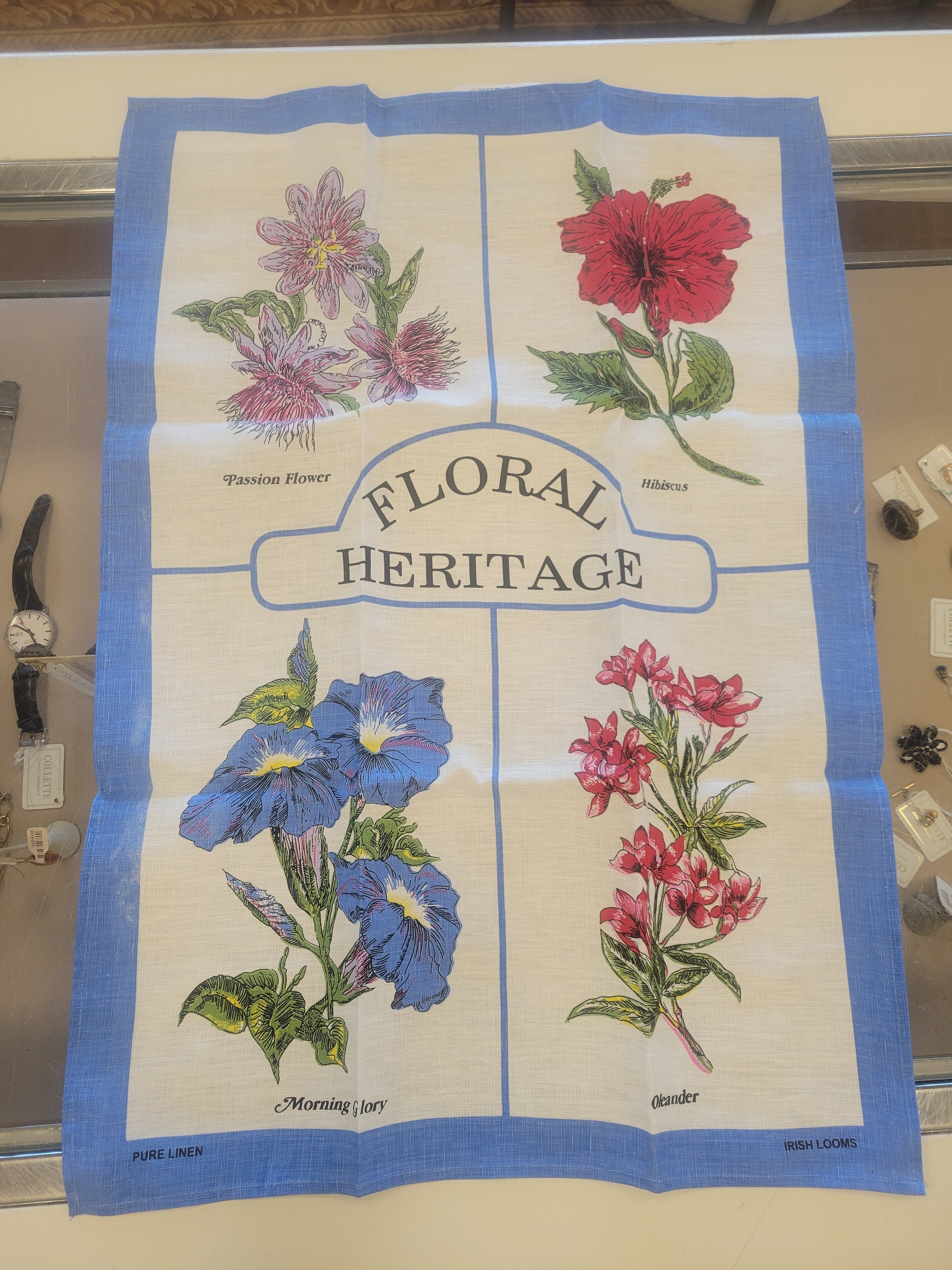 Floral Heritage Tea Towel