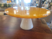 Marbleized Resin Cake Stand by Lily Juliet